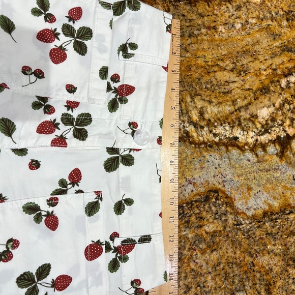 NWOT Nicole Miller New York strawberry  pants size 4 - Picture 5 of 11